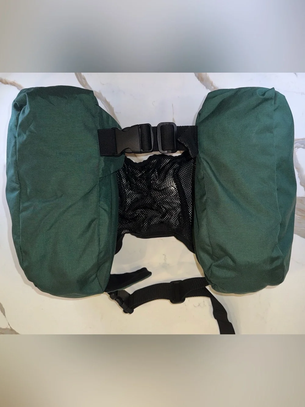 Outdoor Products Cordura Dog Hiking Backpack Saddle Bags XL Green